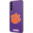 Clemson University Tiger Print Purple Galaxy A14 5G Skin